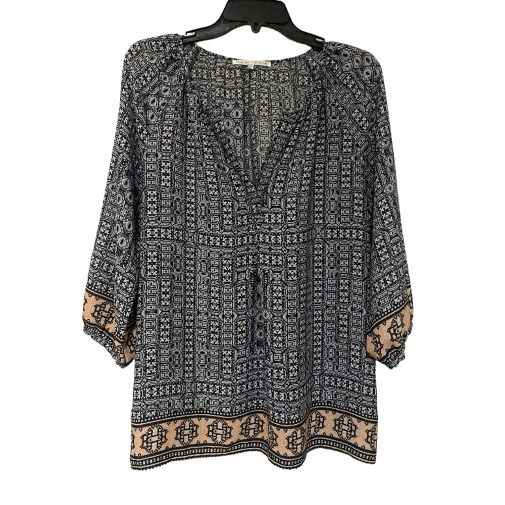 Violet & Claire Blouse Top Print Business Casual Office Work Career - Size L